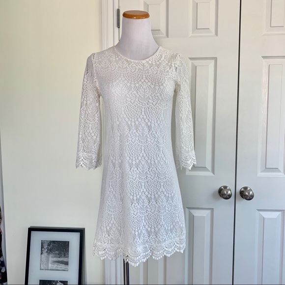 H&M Dresses & Skirts - H&M white lace mini dress